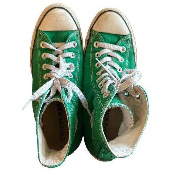 Converse Chuck Taylor All Star High Tops – Green – Women’s 8.5 - Picture 5 of 9